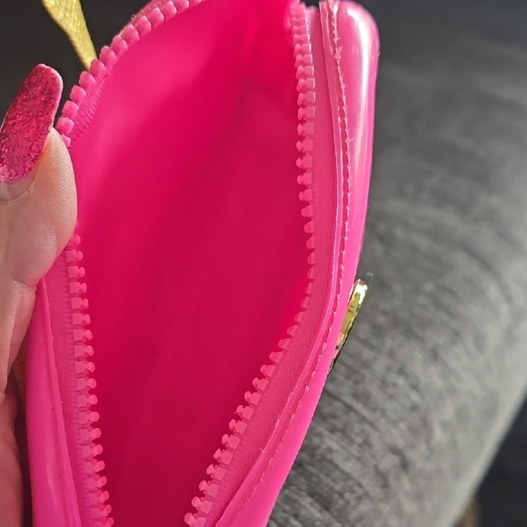 Barbie Pink and Turquoise Crossbody Bag with Gold Strap - Picture 4 of 5